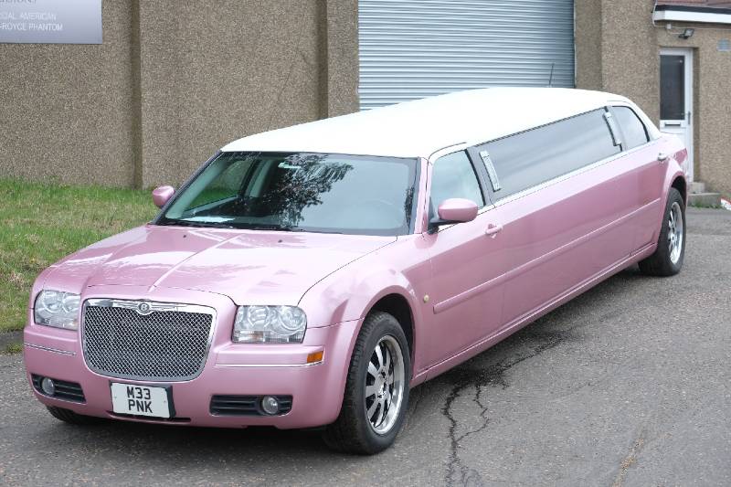 pink stretch limo hire Liverpool, Merseyside