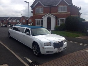 wedding limousine st helens